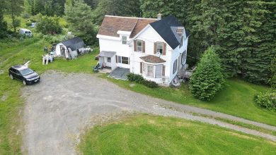 Photo of This country farmhouse is nestled in the tranquil and scenic rural area of New Sweden. $79,900