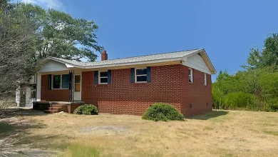 Photo of Secluded 3-Bedroom Brick Home on 4.68 Acres – $69,900