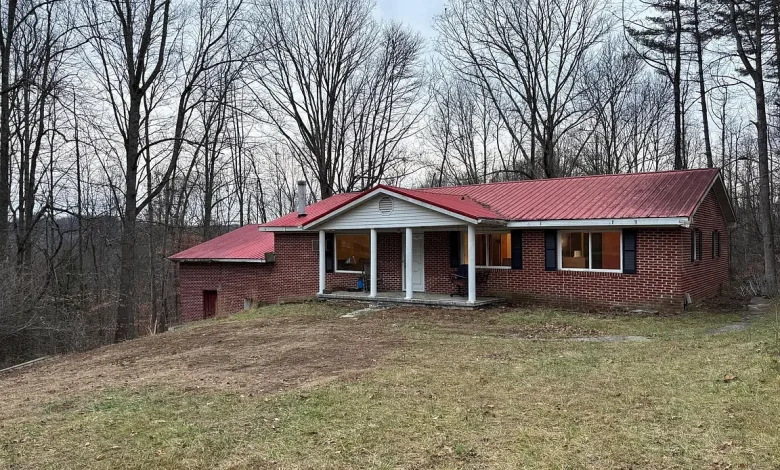 Brick Ranch Home on 2 Peaceful Acres in Haysi, Virginia