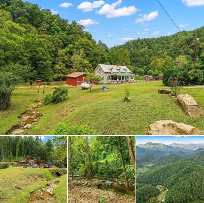 Del Rio Tennessee Creekfront Estate on 19.51 Acres