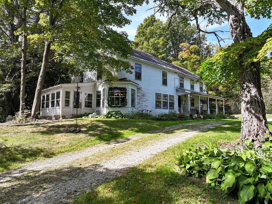 Historic Vermont Post & Beam Homestead on 33 Acres with Ponds, Barn & Endless Possibilities