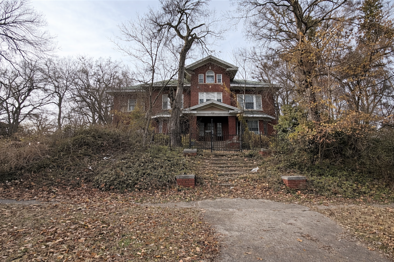 Mansion with Grand Architectural Character and Restoration Potential