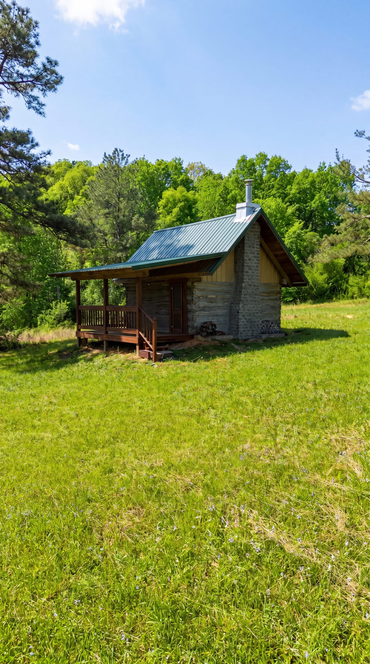 $85,000 off-grid log cabin in Tennessee