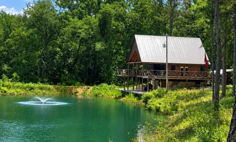 50-Acre Lakefront Cabin Retreat
