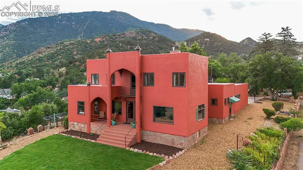 Moroccan-Inspired Hilltop Home With Breathtaking Mountain Views