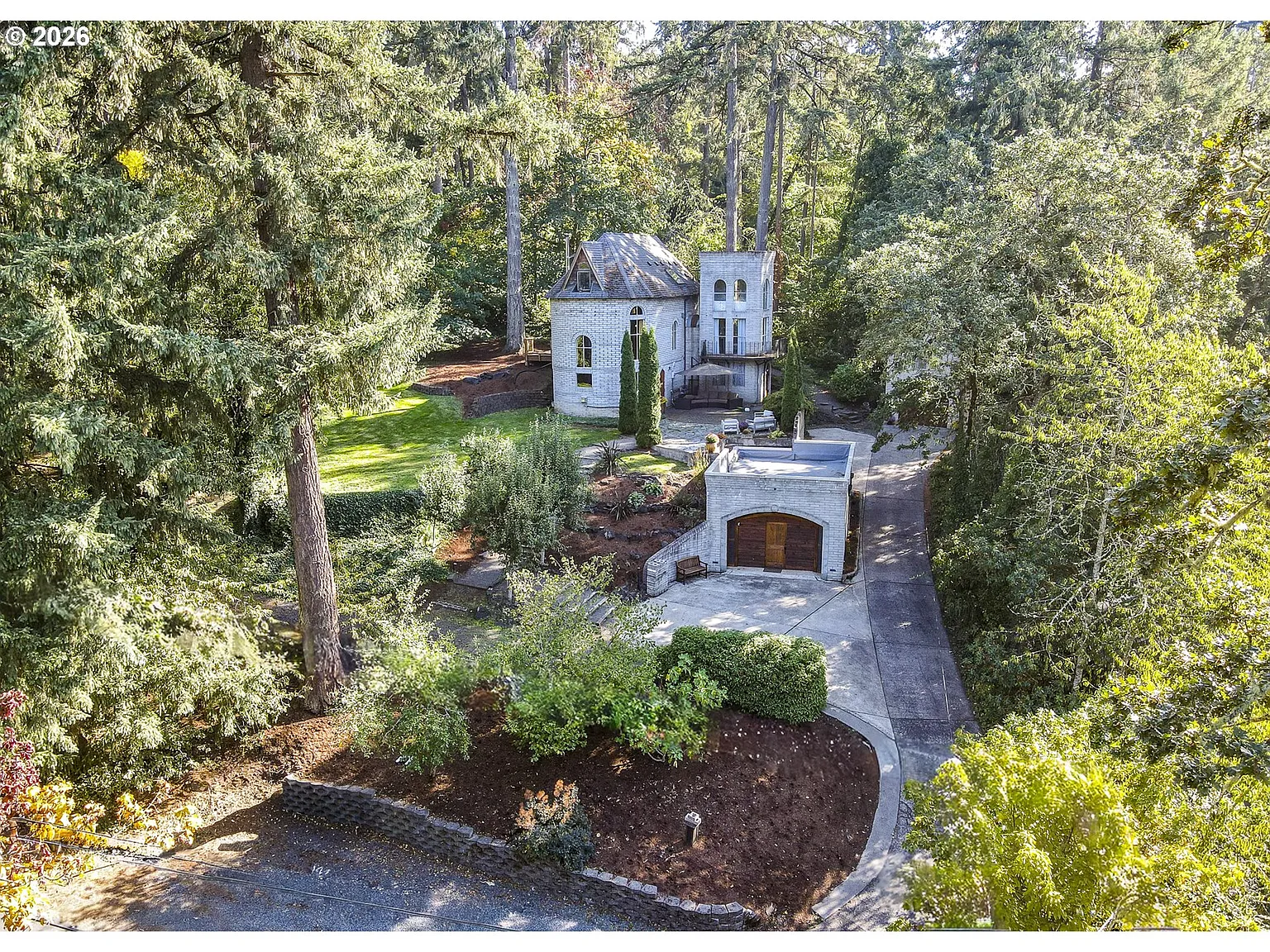 Storybook Castle Retreat with Proven Airbnb Income in South Eugene