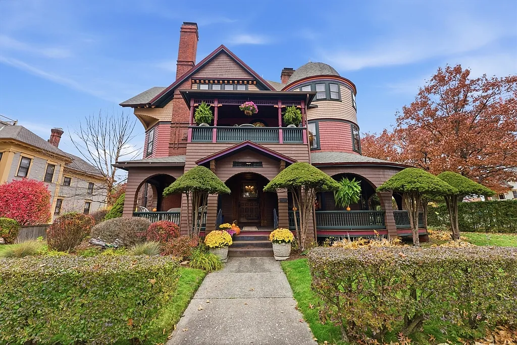 Porch goals! Stunning woodwork! Over 4,500 sqft! Has a carriage house! C. 1890 in Massachusetts! $600,000