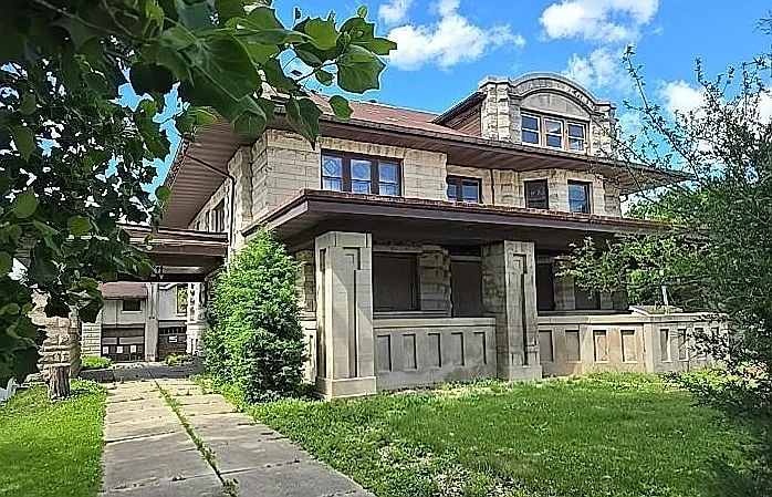 Historic Stone Mansion with Timeless Craftsmanship and Endless Restoration Potential – $164,900