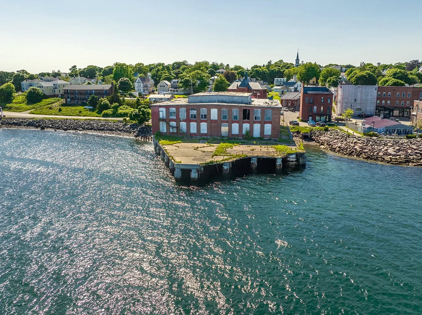 Historic Waterfront Factory on Passamaquoddy Bay