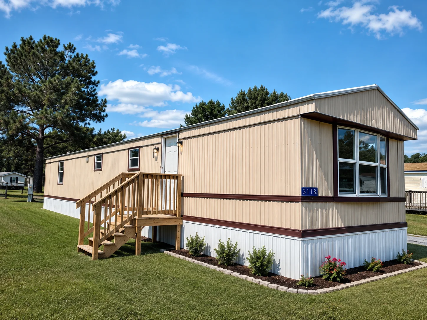 Affordable 2-Bedroom Manufactured Home in Franklin Farms Mobile Home Community