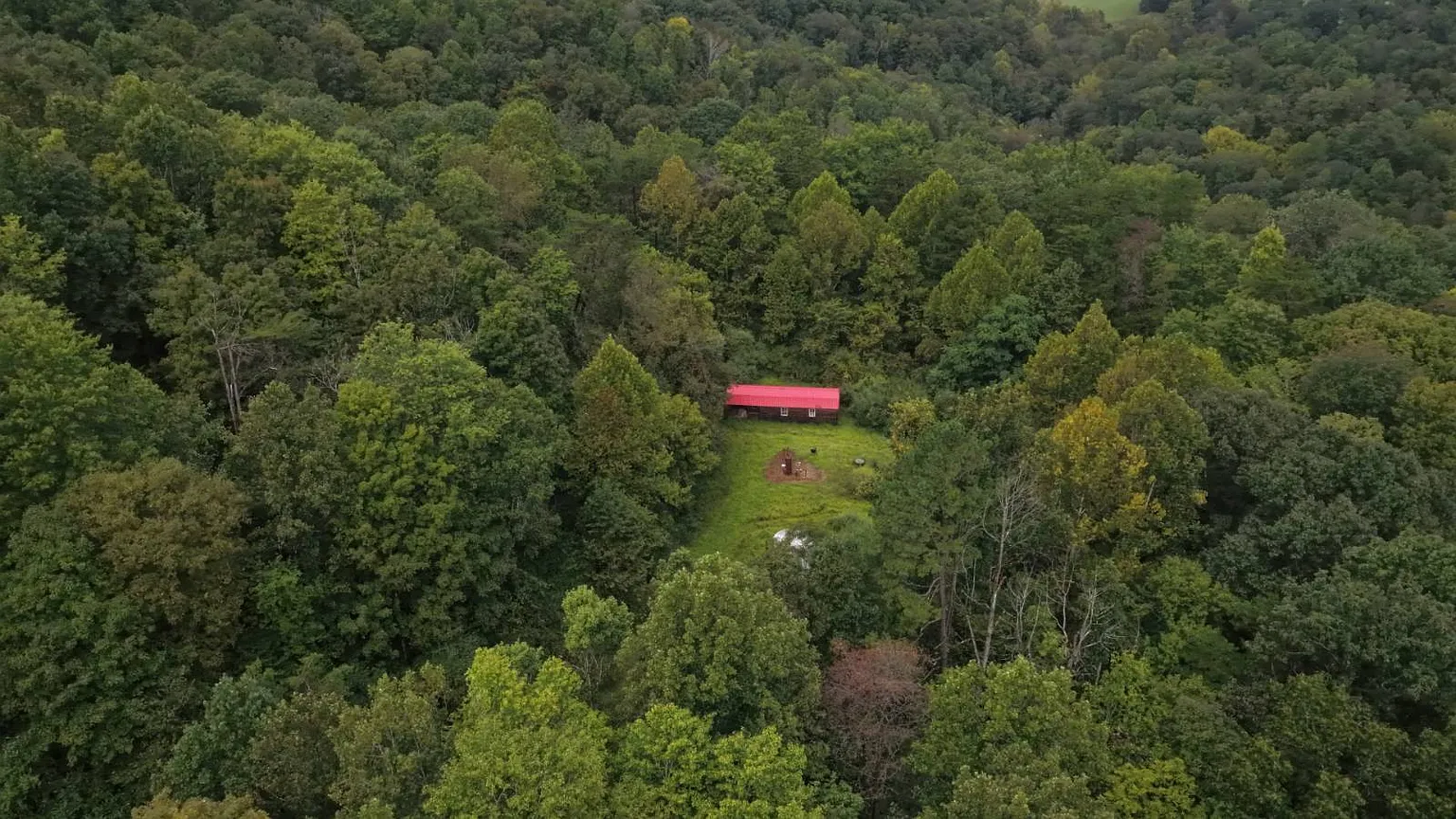 Cabin with 42 Acres in Sand Fork, West Virginia