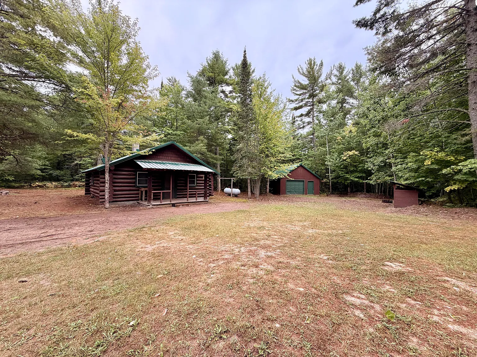 Cabin with 10 Acres in Mc Millan, Michigan